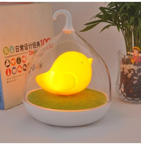 Дитячий нічник "Пташка" (помаранчева)