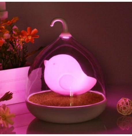 Дитячий нічник "Пташка" (рожева)