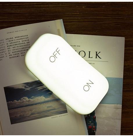 Світильник-нічник "Кнопка On Off" (біле світло)