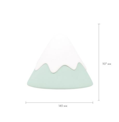 Детский силиконовый ночник "Снежная гора"