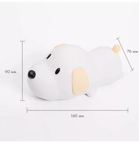 Детский силиконовый ночник "Щенок"