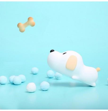 Детский силиконовый ночник "Щенок"