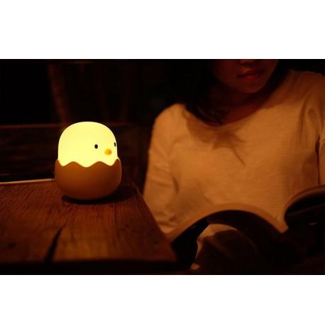 Детский силиконовый ночник "Птенец"