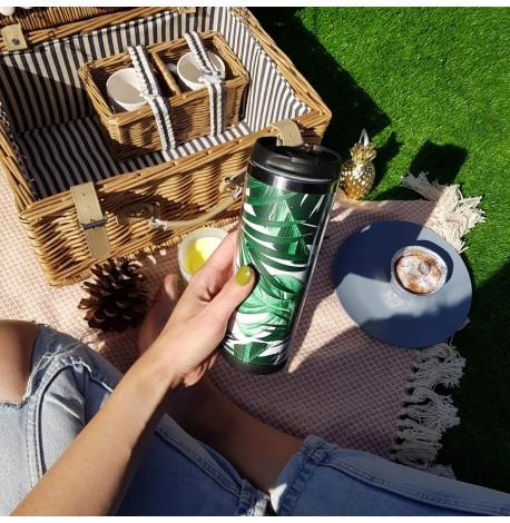 Термокружка "Листья" (380 мл)