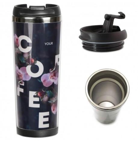 Термокружка "Розы" (380 мл)