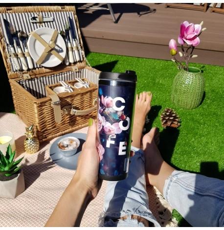 Термокружка "Розы" (380 мл)