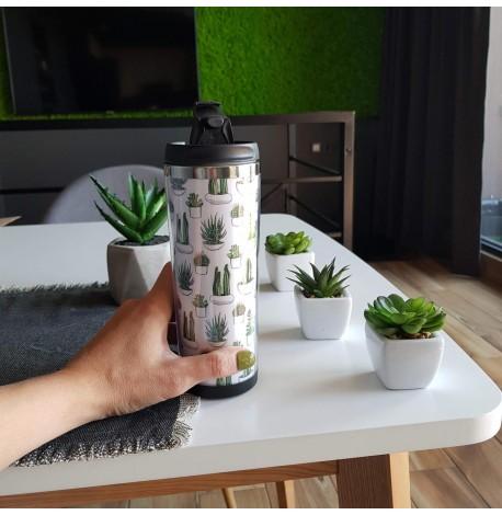 Термокружка "Кактусы" (380 мл)