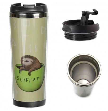 Термокружка "Ленивый кофе" (380 мл)