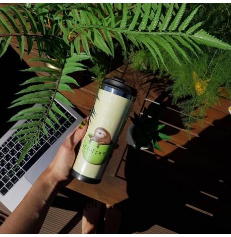 Термокружка "Ленивый кофе" (380 мл)