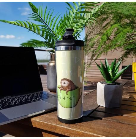 Термокружка "Ленивый кофе" (380 мл)