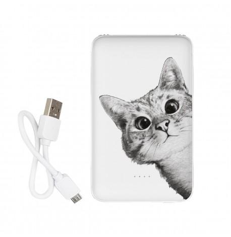 Повербанк (powerbank) Ziz "Эй, кот" 5000 mAh
