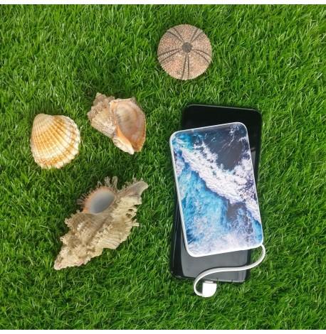 Повербанк (powerbank) Ziz "Океаническая волна" 5000 mAh