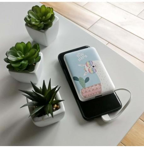 Повербанк (powerbank) Ziz "Солнечная лама" 5000 mAh