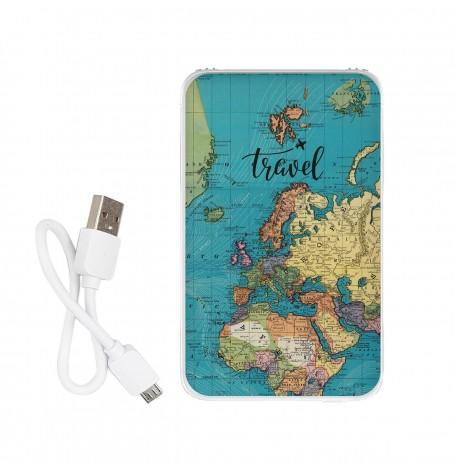 Повербанк (powerbank) Ziz "Карта путешествий" 5000 mAh