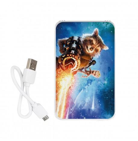 Повербанк (powerbank) Ziz "Енот ракета" 5000 mAh