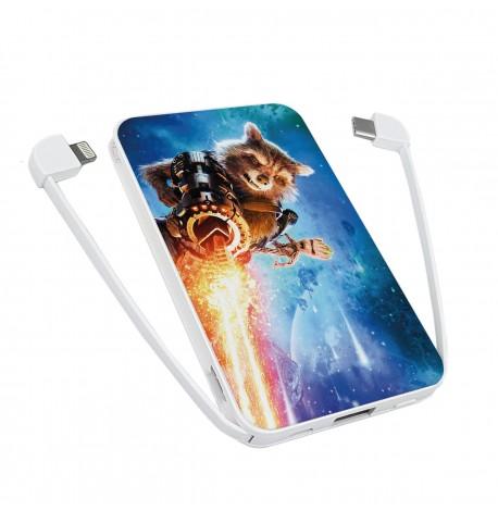 Повербанк (powerbank) Ziz "Енот ракета" 5000 mAh