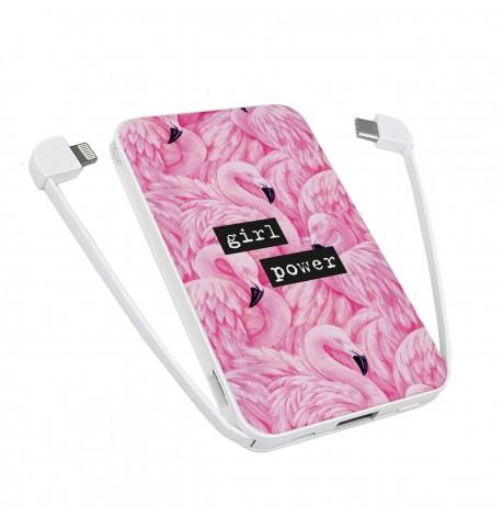 Повербанк (powerbank) Ziz "Фламинго" 5000 mAh