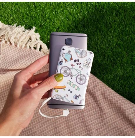 Повербанк (powerbank) Ziz "Летний паттерн" 5000 mAh