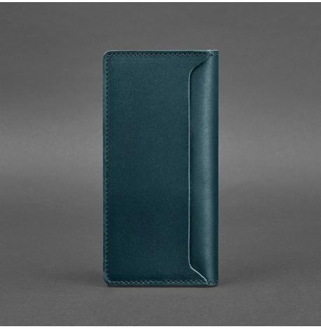 Кожаное женское портмоне 11.0 (малахит)