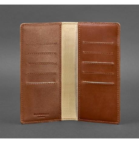 Кожаное портмоне 11.0 (светло-коричневое)