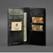 Шкіряне портмоне 11.0 (чорне) шкіра Krast