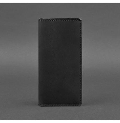 Шкіряне портмоне 11.0 (чорне) шкіра Crazy Horse