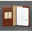 Обкладинка для паспорта зі шкіри 1.2 (світло-коричнева)