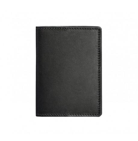 Обложка для паспорта из кожи 1.3 (черная) кожа Krast