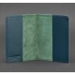 Обкладинка для паспорта зі шкіри 1.3 (зелена) шкіра Krast