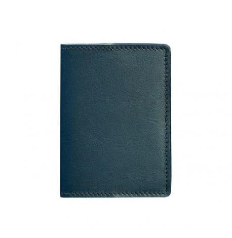 Обкладинка для паспорта зі шкіри 1.3 (зелена) шкіра Krast