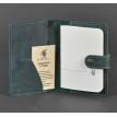 Обкладинка для паспорта зі шкіри 3.0 Інді (зелена)