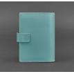 Обкладинка для паспорта зі шкіри з віконцем 5.0 (бірюзова)