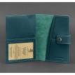 Обкладинка для паспорта зі шкіри з віконцем 5.0 (зелена)