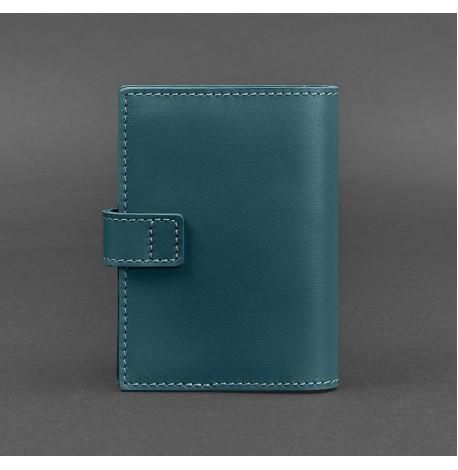 Обкладинка для паспорта зі шкіри з віконцем 5.0 (зелена)