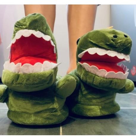 Детские домашние тапочки "Динозавр"