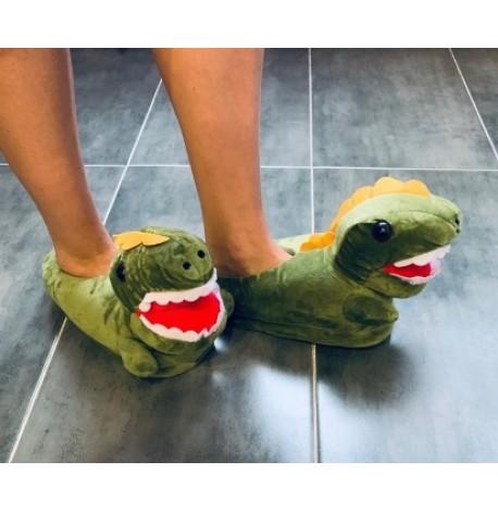 Детские домашние тапочки "Динозавр"