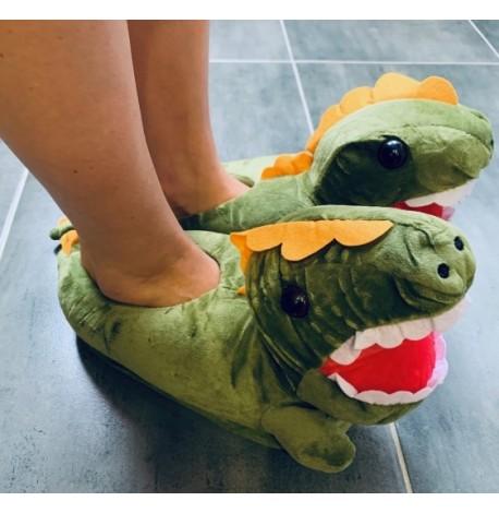 Детские домашние тапочки "Динозавр"