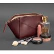 Косметичка з натуральної шкіри (бордова) шкіра Krast