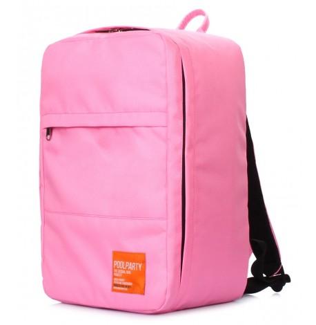 Рюкзак для ручної поклажі PoolParty HUB (рожевий) - Ryanair / Wizz Air / МАУ