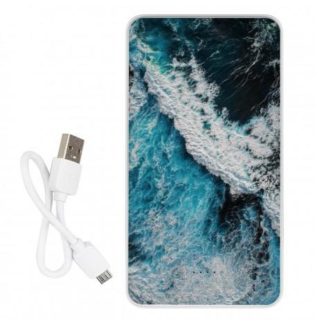Повербанк (powerbank) Ziz "Океаническая волна" 10000 mAh