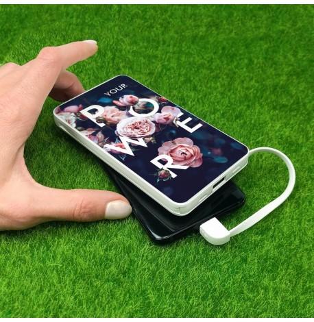 Повербанк (powerbank) Ziz "Троянди" 10000 mAh