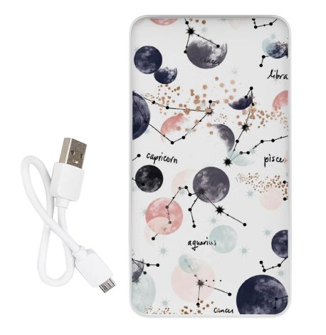 Повербанк (powerbank) Ziz "Планеты и созвездия" 10000 mAh