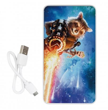 Повербанк (powerbank) Ziz "Енот ракета" 10000 mAh