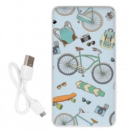 Повербанк (powerbank) Ziz "Летний паттерн" 10000 mAh