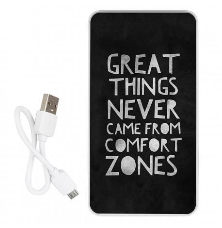 Повербанк (powerbank) Ziz "Покинуть зону комфорта" 10000 mAh