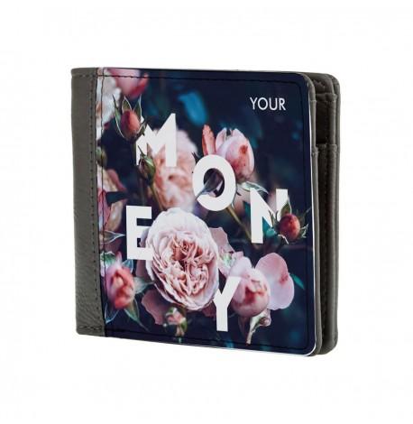 Женский кошелек из экокожи "Розы"