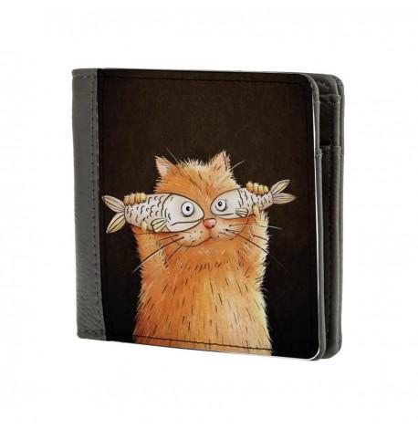 Жіночий гаманець з екошкіри "Котофей"