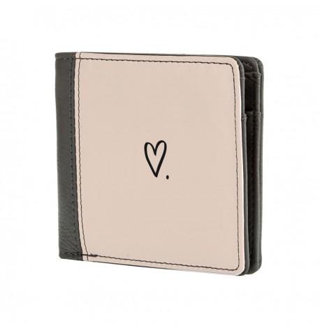 Женский кошелек из экокожи "Сердечко"