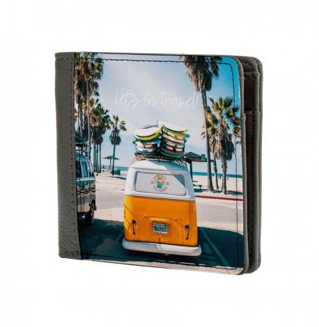 Кошелек из экокожи "Путешествуй"