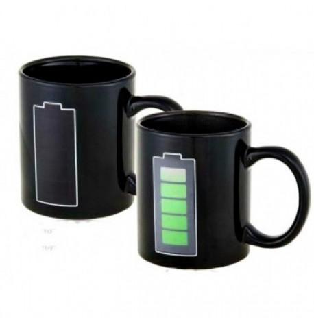 Чашка хамелеон "Батарейка" (300 мл)